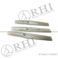 Audio kabel y splitter sleeve kabel broek foto' s